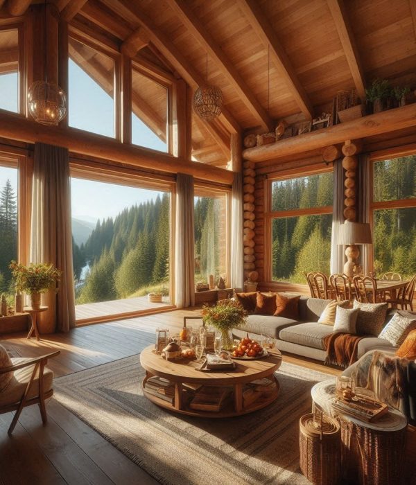 Ahşap Villa Dekorasyonu-3